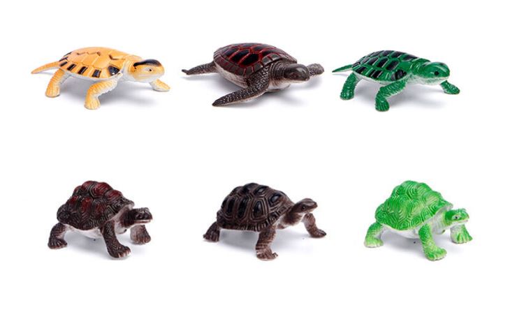 1,75 polegadas alta Quaity plástico tartaruga cápsula do brinquedo
