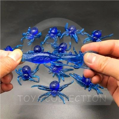 Brinquedo de aranha elástico e mole